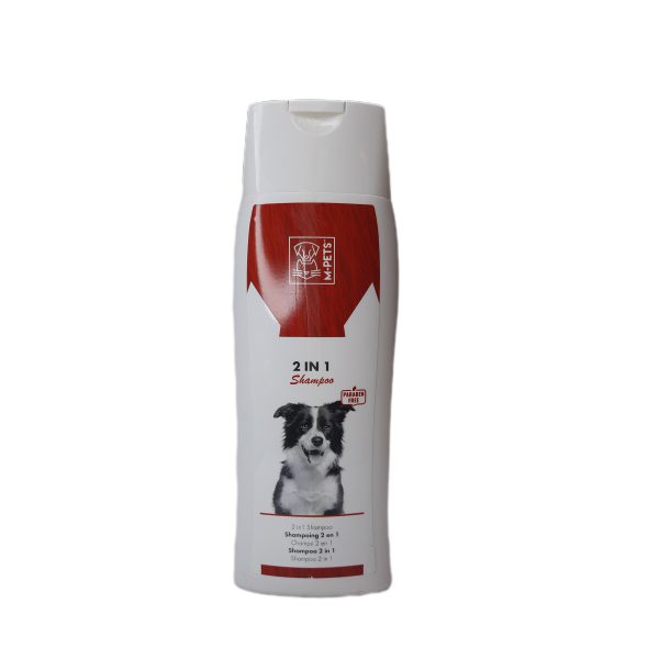 شامپو سگ ۱×۲ ام پت M-PET محصول کشور بلژیک براق کننده و حجم دهنده